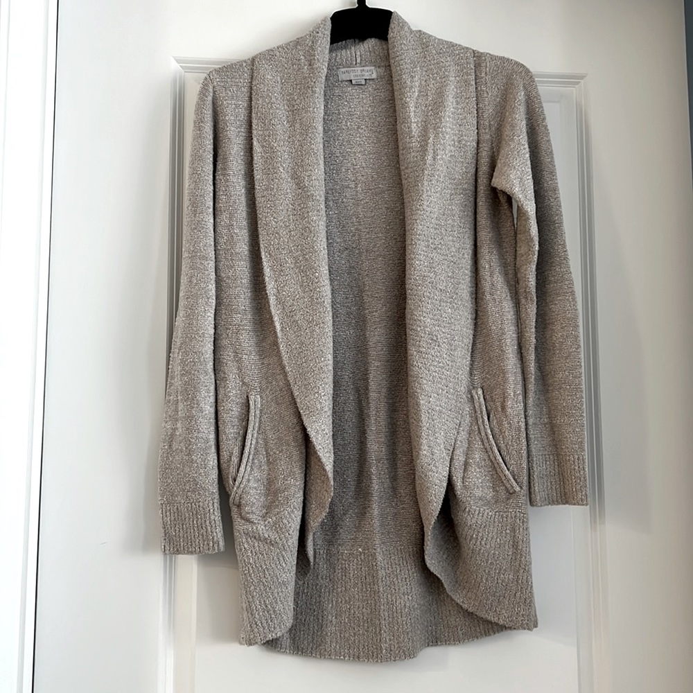 Barefoot dreams CozyChic Lite Circle cardigan.